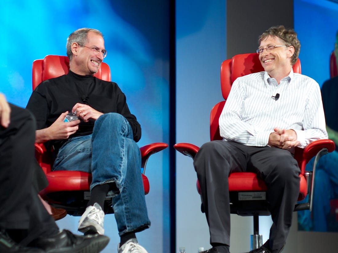 Steve Jobs et Bill Gates